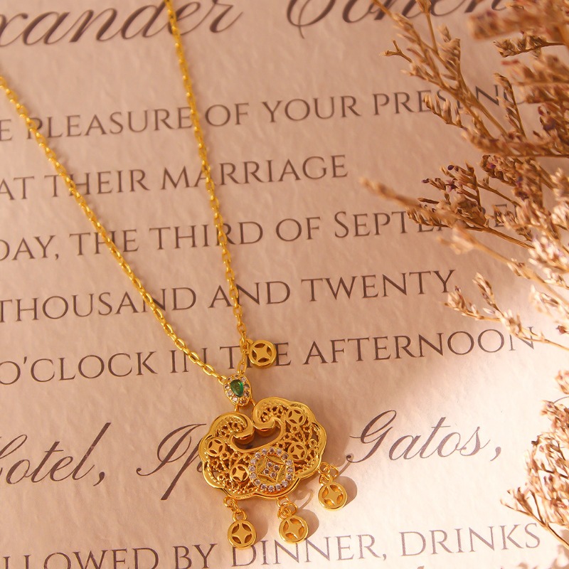 Luxury Lifestyle Jewelry - Vintage Çin Tarzı Huzurlu Uzun Ömürlü
