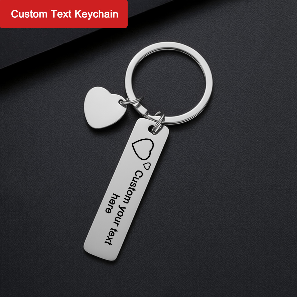 Personalized Engraved Gift - Kişiye Özel İsimli Anahtarlık Metal Sevgililer