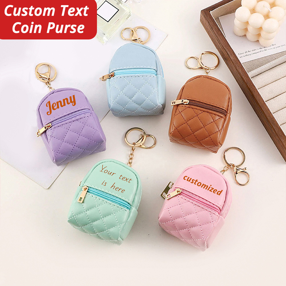 Personalized Engraved Gift - Mini Özel İsimli Bozuk Para Cüzdanı