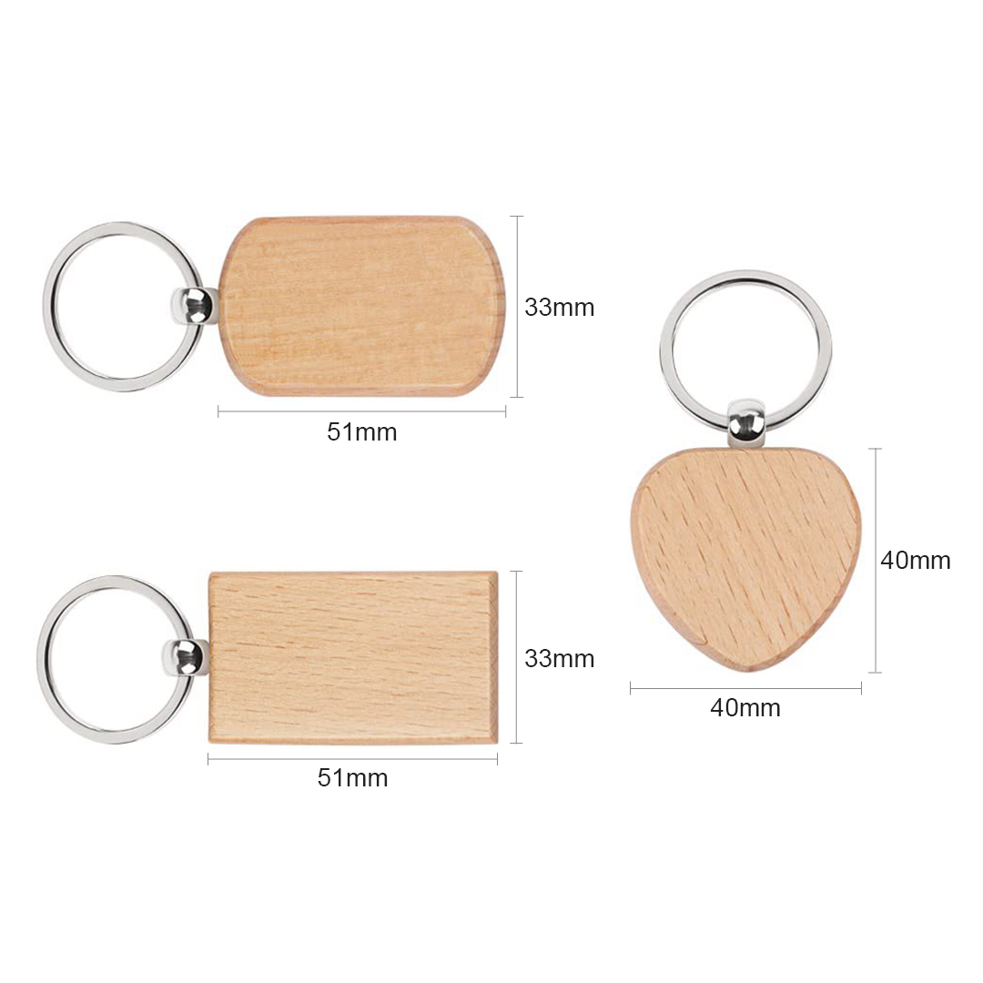 20 Adet İşlenmemiş Ahşap Anaht - Personalized Engraved Gift incelemesi ve fiyatı