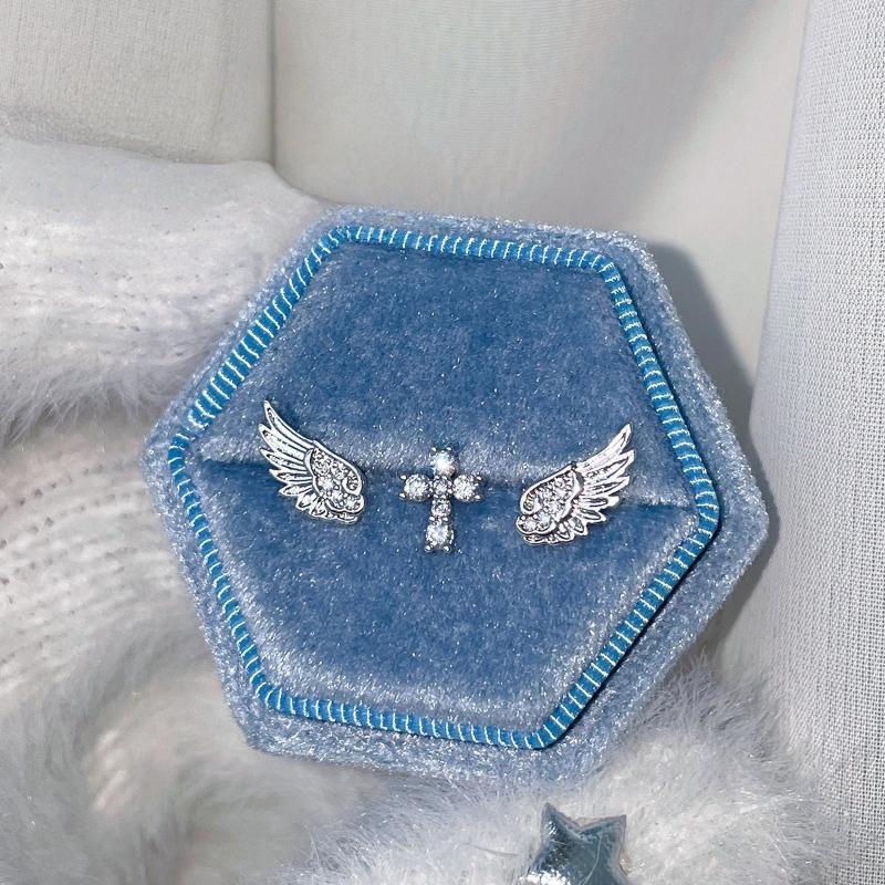 Melek Kanatları Çapraz Küpeler - Luxury Lifestyle Jewelry incelemesi ve fiyatı