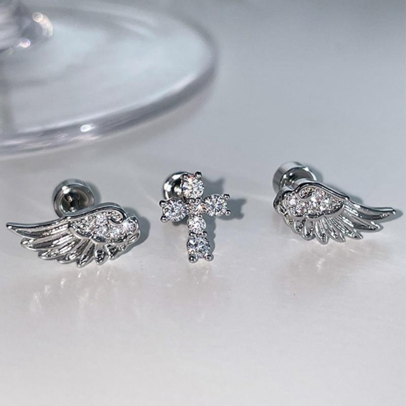 Melek Kanatları Çapraz Küpeler - Luxury Lifestyle Jewelry incelemesi ve fiyatı