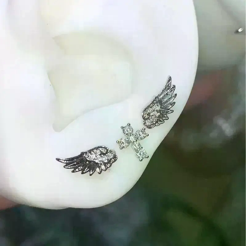 Melek Kanatları Çapraz Küpeler - Luxury Lifestyle Jewelry incelemesi ve fiyatı
